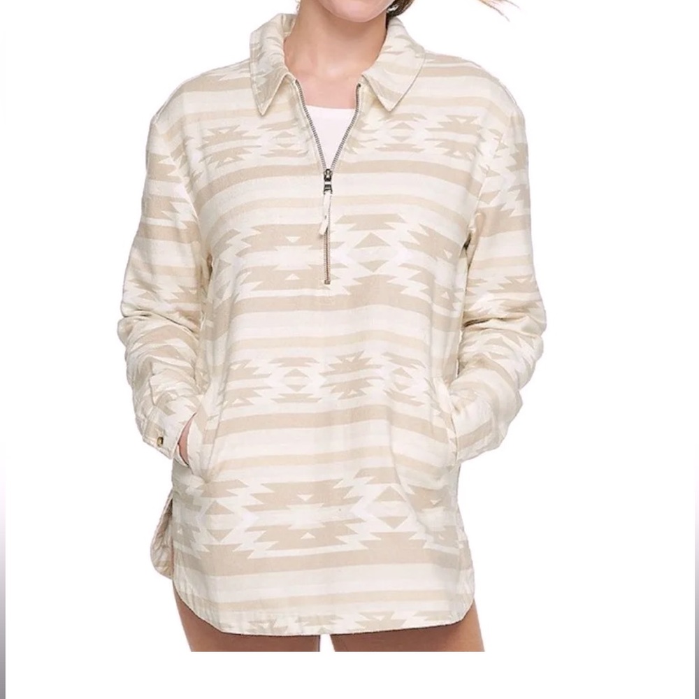 Sonoma Aztec Pullover 1/ Zip